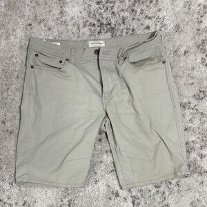 Jack & Jones Light Gray Men's Flat Front Shorts
